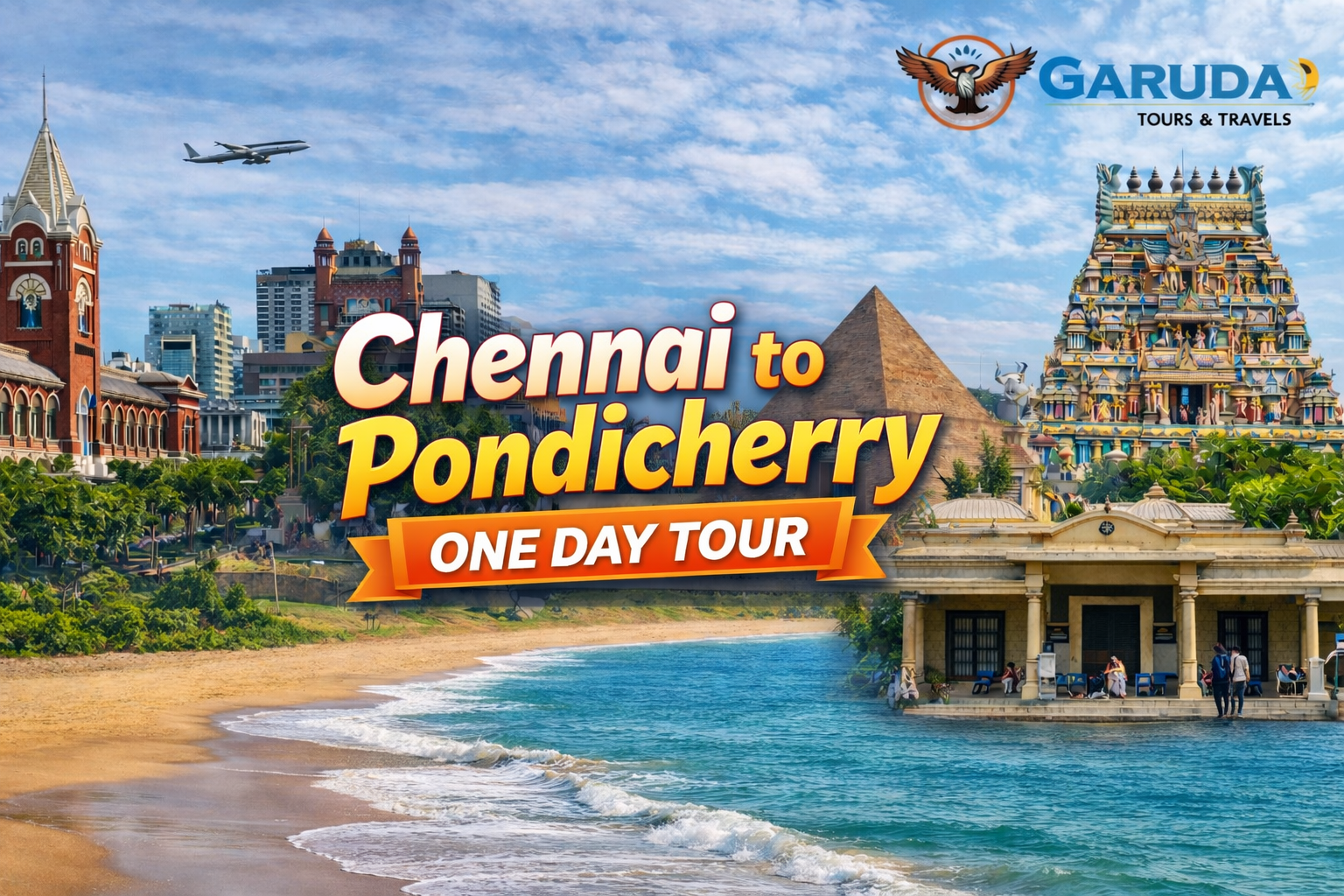 Chennai to Pondicherry One Day Package - Main Image