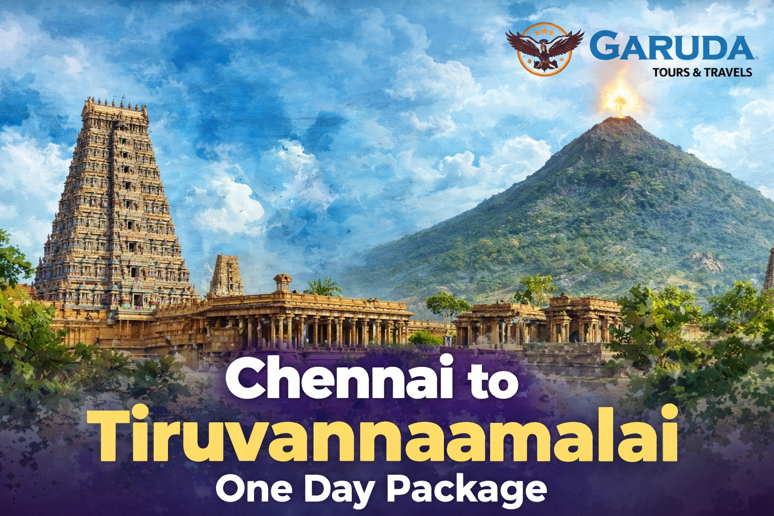 Chennai to Tiruvannamalai One Day Package - Main Image