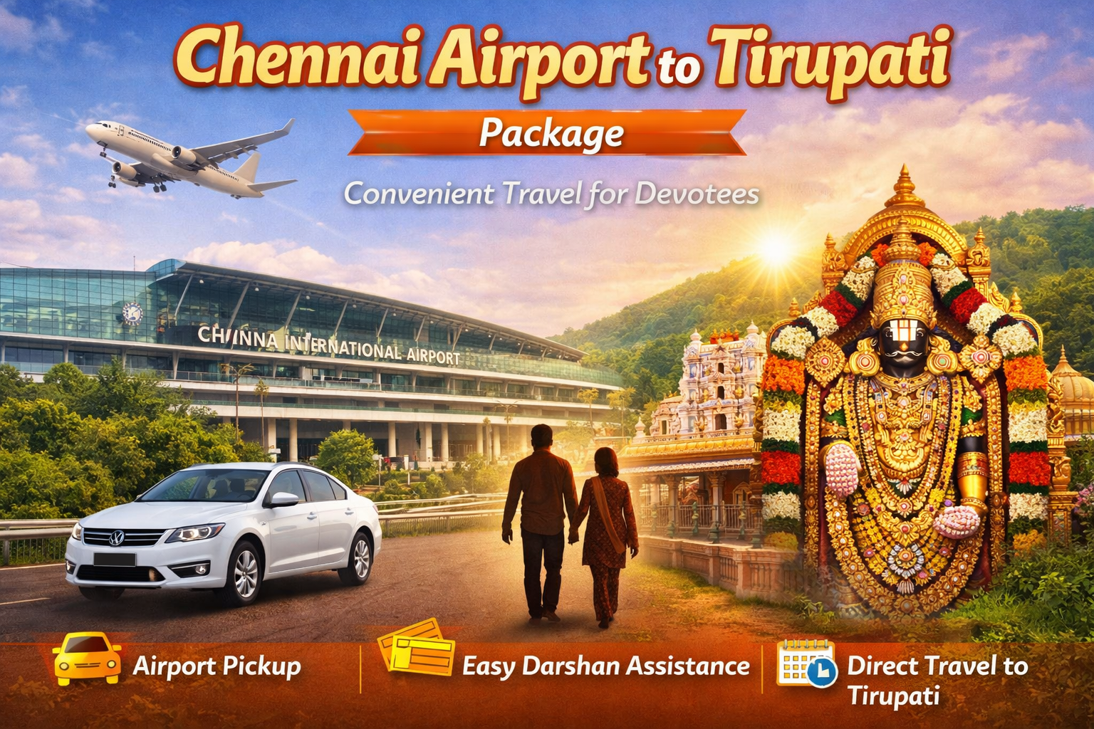 Chennai central to tirupati package